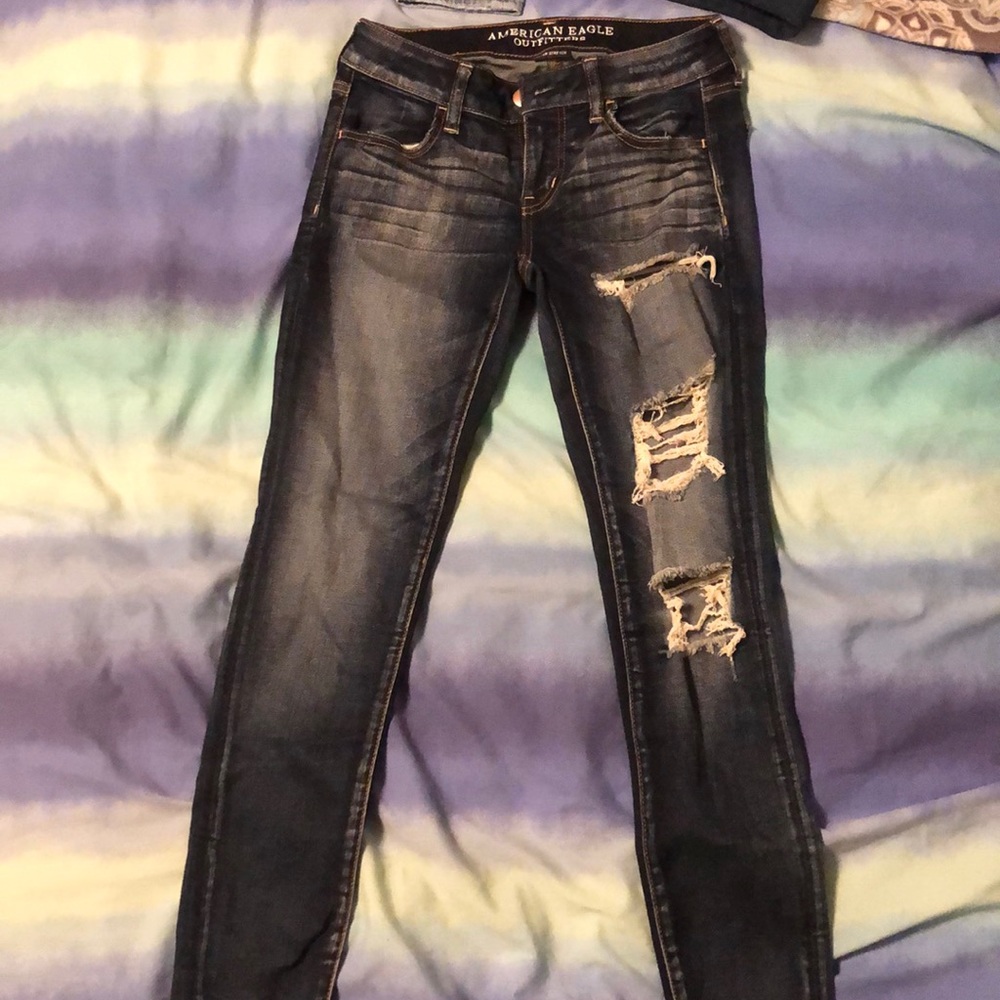 AEO super stretch super low jegging